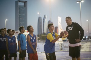 Angel Santana in Abu Dhabi