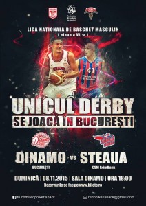 afis dinamo steaua baschet