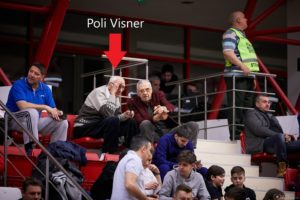 Poli Visner și Horațiu Giorgiu la un derby Dinamo - Steaua.